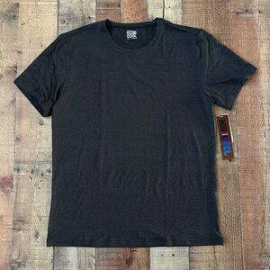 32 degrees cool heathered black short sleeve shirt men's large